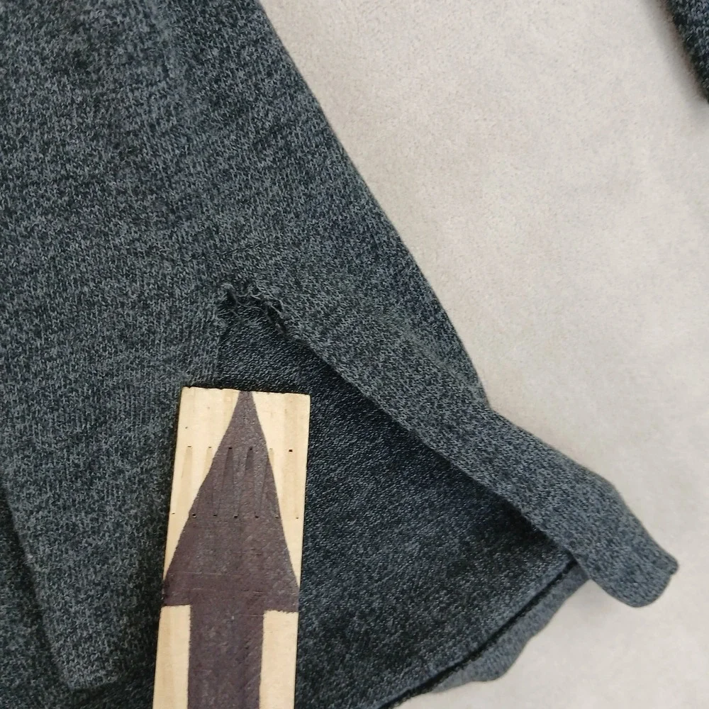 VTG Polo Ralph Lauren Large‎ Mens Polo Sweater Gray FLAWS 23x28